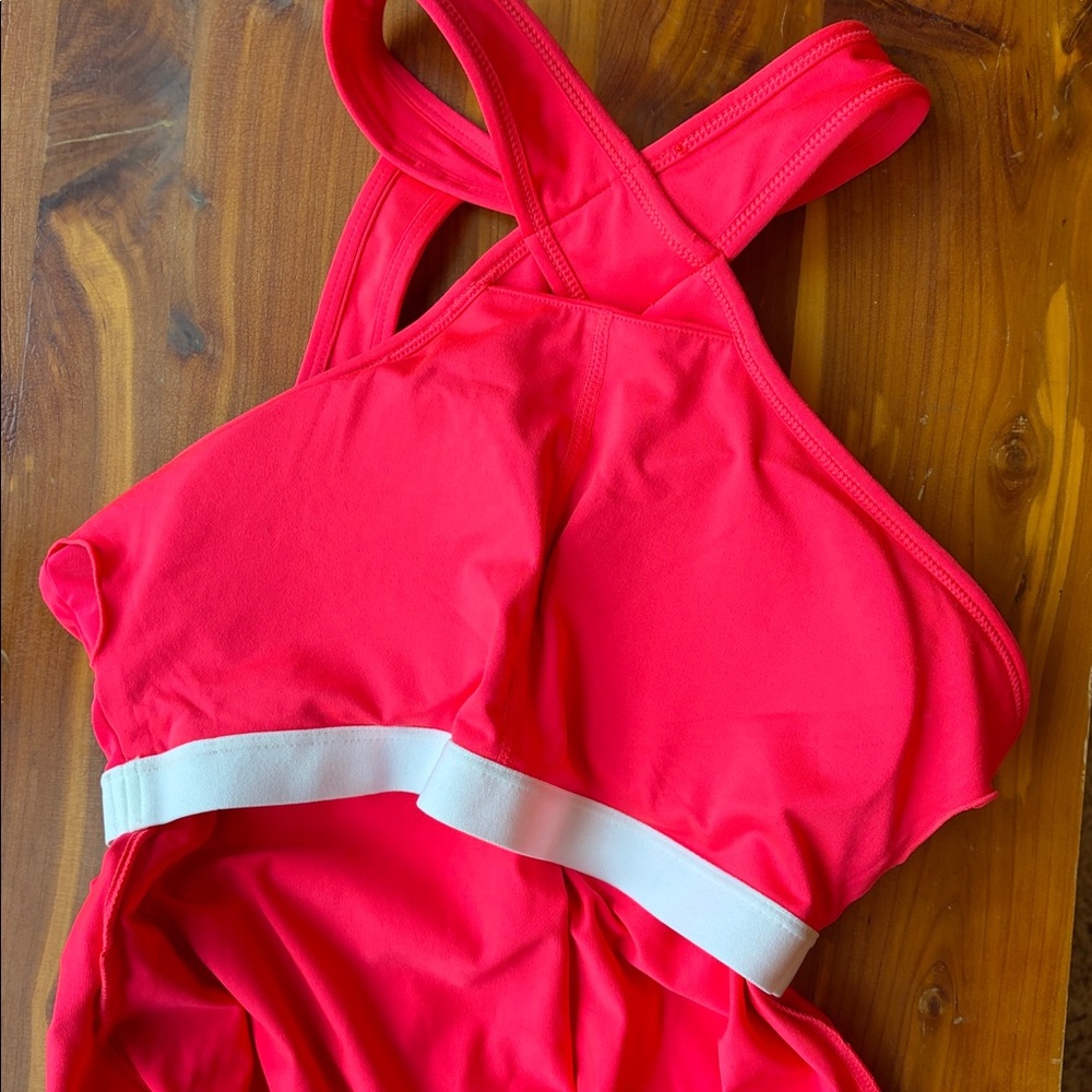 NWT Fabletics Hot Pink Tennis Halter Dress with Bra Women’s Size Small - Picture 10 of 13